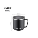 Axyaa Double Layer Insulated Stainless Steel Cup with Handle for Office and Home