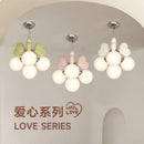 Axyaa Cream Style Pendant Light for Kids' Room & Living Room