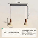 Axyaa Yellow Travertine Cave Stone Pendant Light - LED Hanging Lamp