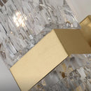 Axyaa Crystal Rectangle Wall Lamp: Modern Luxury LED Lighting for Living Room