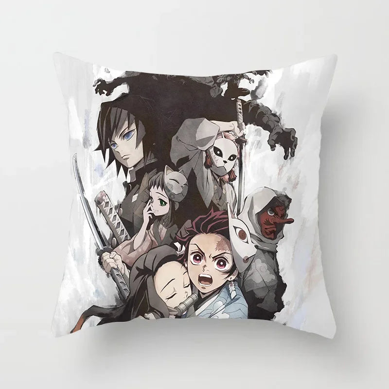 Demon Slayer Kimetsu no Yaiba Pillowcase for Kids Bedroom Decor by Axyaa