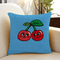 Axyaa Fruit Child Pillowcase Ornamental Decorative Pillow Cover 45x45 Bed Cushion