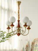 Axyaa Nordic Cream Chandelier for Bedroom Living Room Dining Room