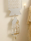 Silver Ramadan Moon & Star Acrylic Ornaments by Axyaa for Elegant Eid Decor