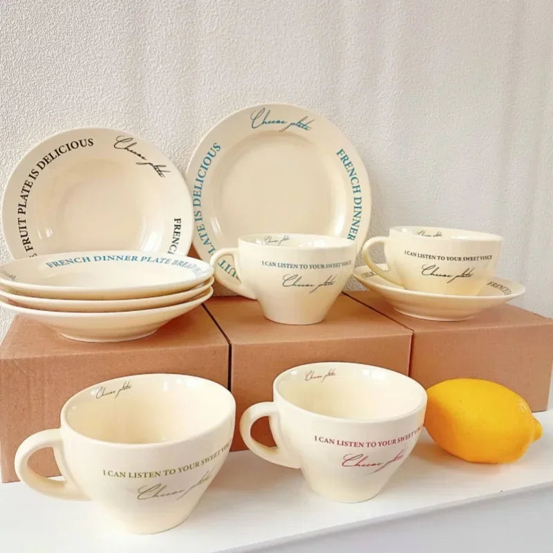 Axyaa Ceramic Coffee Cup Set Tea Cup Afternoon Drinkware Gift