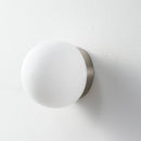 Axyaa White Mushroom Head Wall Lamp with G9 LED Glass Bulb for Various Spaces