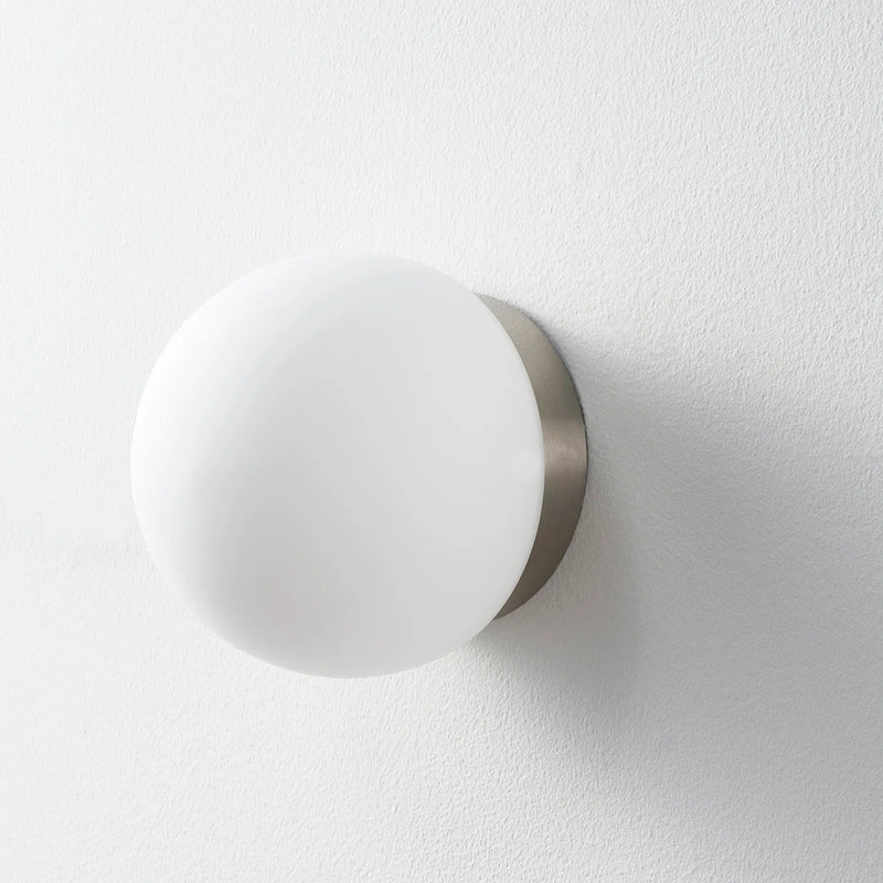 Axyaa White Mushroom Head Wall Lamp with G9 LED Glass Bulb for Various Spaces