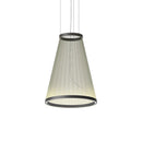Axyaa Nordic Designer Cotton Rope Chandelier for Duplex Rotating Staircase