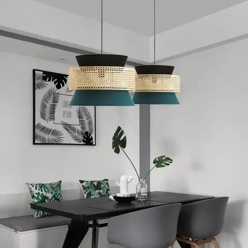 Axyaa Wabi Sabi Cloth Pendant Chandelier for Living Room or Lobby