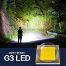 Axya Rechargeable LED Flashlight: Powerful Waterproof Work Light for Camping