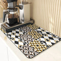 Axyaa Stripe Pattern Kitchen Drying Mat - Coasters, Placemat