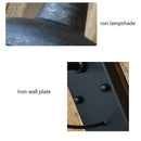 Axyaa Outdoor Iron Wall Lamp for Garden, Porch, or Balcony Lighting