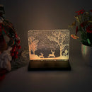 Snowy Deer Nightlight: Axyaa Cute and Colorful Bedthroom Decor