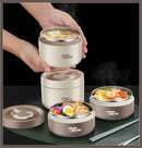 Axyaa Stainless Steel Insulated Food Container Bucket Pot Lunch Box Bottle - Large Capacity