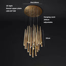 Axyaa Classic Crystal Brass Black Chandelier for Living Dining Room