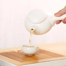 Axyaa Japanese Ceramic Teapot Set with Tea Tray in Portable Travel Bag