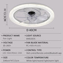 Axyaa LED Fan Light: 6-Speed, High Wind, Low Noise, Remote Control Dimming