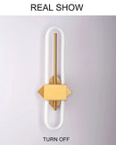 Axyaa LED Nordic Wall Sconce for Bedroom Dining Stairs Minimalist Indoor Lighting