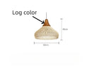 Axyaa Rattan Pendant Lamp: Vintage Handmade LED Lighting for Kitchen, Dining Room