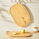Axyaa Bamboo Cat Cutting Board: Kitchen Essential for Creative Food Prep