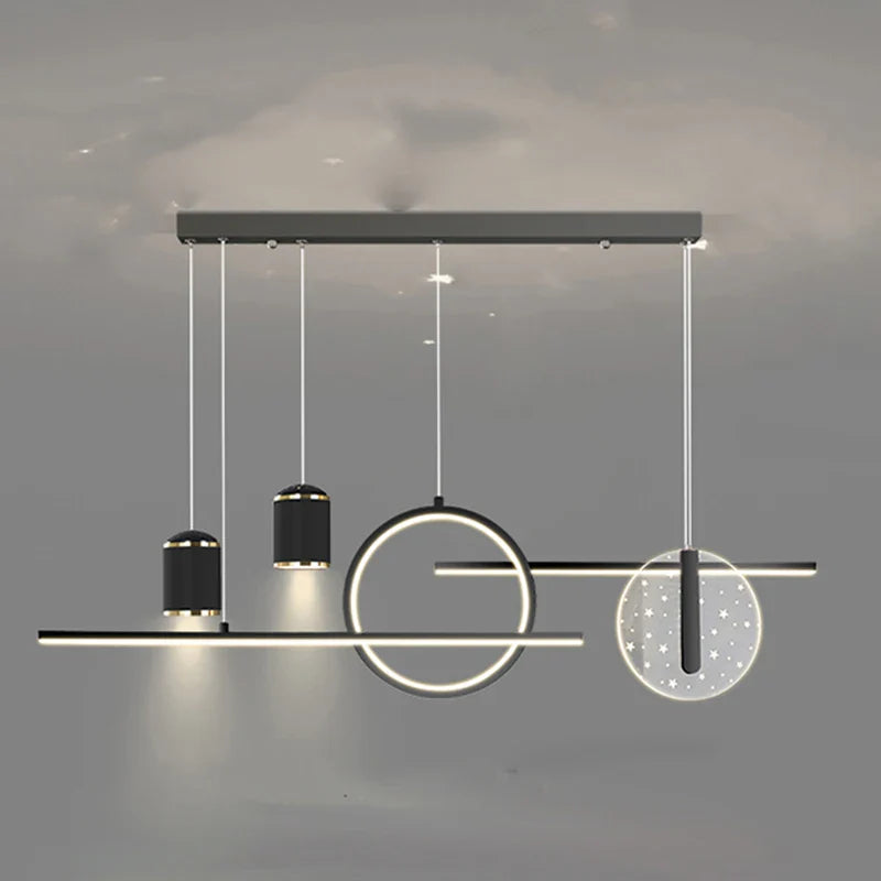 Modern Nordic Chandeliers by Axyaa- Indoor Dining Room Pendant Lighting