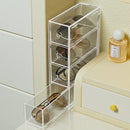 Axyaa Glasses Drawer Storage Box: Transparent Sunglasses Display Case and Stationery Rack.