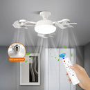 Ceiling Fan Light Electric with High Wind Power, Silent Operation for Kitchen, Restaurant Decor - Axyaa