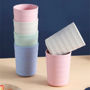 Axyaa Wheat Straw Coffee Cup High Temp Resistant Tea Milk Mug Reusable Portable Mug