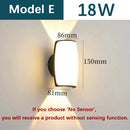 Axyaa LED Wall Light Motion Sensor Outdoor Waterproof Modern Home Garden Fixture