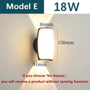 Axyaa Motion Sensor LED Wall Light Outdoor Waterproof IP65 Modern Home Decor