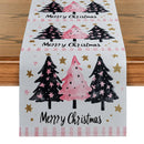 Axyaa Christmas Tree Stars Table Runner