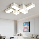 Axyaa Square LED Ceiling Light Modern Minimalist Geometry Creative Home Decor Lighting