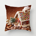 Axyaa Christmas Home Pillowcases: Printed Bed Decorative Cushion Covers
