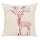 Milu Deer Pattern Print Pillow for Home Decor by Axyaa