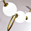Axyaa Pearl Necklace Pendant Lamp: Luxury LED Chandelier for Living Room