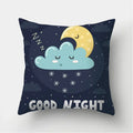 Axyaa Rainbow Nebula Throw Pillow Case for Living Room and Bedroom