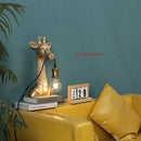 Axyaa Golden Giraffe LED Floor Lamp for Bedside and Living Room Lighting