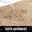 Axyaa Chenille Mud Mat: Quick Dry Dog Door Mat for Muddy Paws