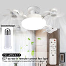 Axyaa Drone Ceiling Fan Light with Remote Control: Silent, Adjustable Angle Lighting & Cooling
