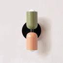 Axyaa Nordic LED Wall Lamp: Simple Macaron Design for Bedroom, Living Room Lighting