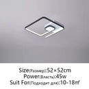 Axyaa Nordic Art LED Ceiling Lamp Modern Minimalist for Home Bedroom Study