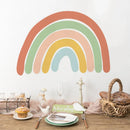 Axyaa Big Rainbow Children Wallpaper Stickers Nursery Decor Wall Stencils