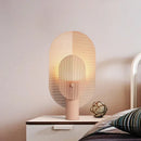 Axyaa Mesh Grid Table Lamp: Minimalist Nordic Design, LED Lighting for Bedroom Desk