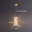 Axyaa Gold Crystal Wall Sconce LED Lamp for Living Room & Bedroom Lighting
