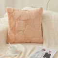 Axyaa Plush Pillowcase Cojines Solid Color Cushion Covers 45x45cm
