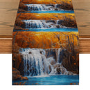 Autumn Maple Table Runner for Dining & Kitchen Decor by Axyaa