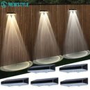 Axyaa Solar Fence Lights: LED Wall Lights, Waterproof, 3 Modes, for Garden, Patio, Pool