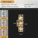 Axyaa Crystal Wall Lamp: Modern & Simple, Ideal for Living Room, Bedroom, & Hallway