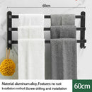 Axyaa Wall-mounted Triple-layer Towel Holder for Bathroom Storage