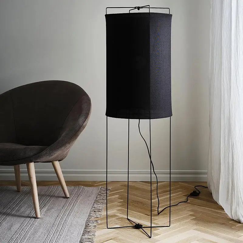 Axyaa Wabi Sabi Fabric Floor Lamp for Designer Living Room Corners